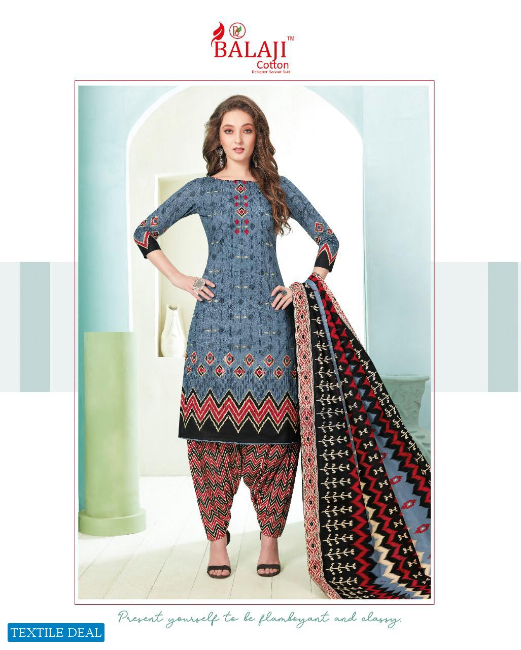 Balaji Kumkum Vol-23 Wholesale Shopping Printed Dress Material