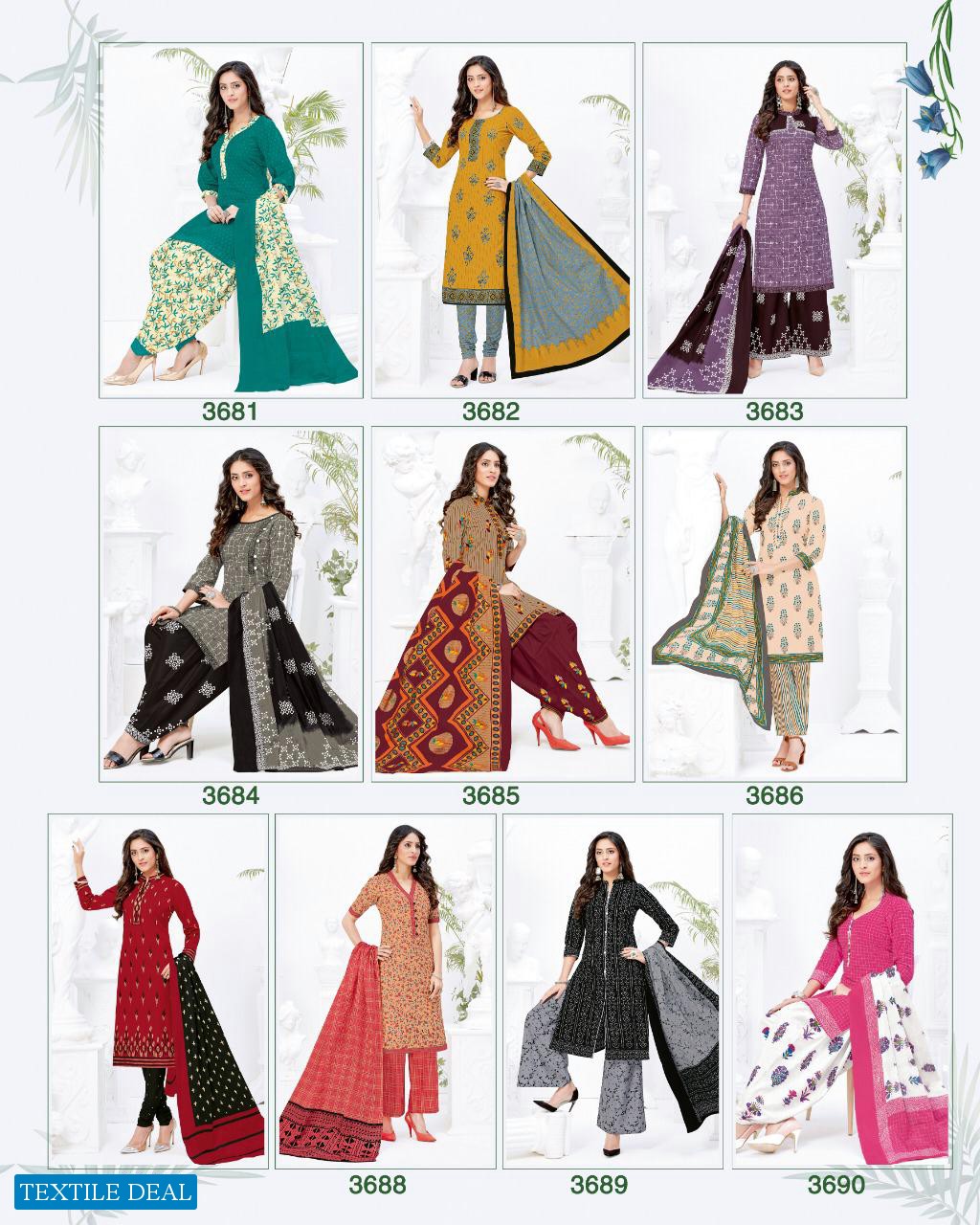 Balaji Kumkum Vol-24 Wholesale Shopping Printed Dress Material