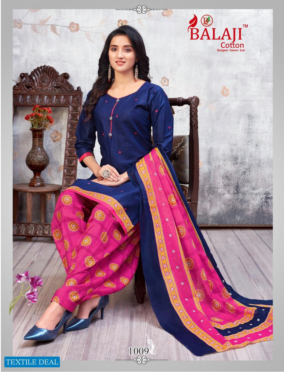 Balaji Sui Dhaga Vol-1 Wholesale Printed Dress Material