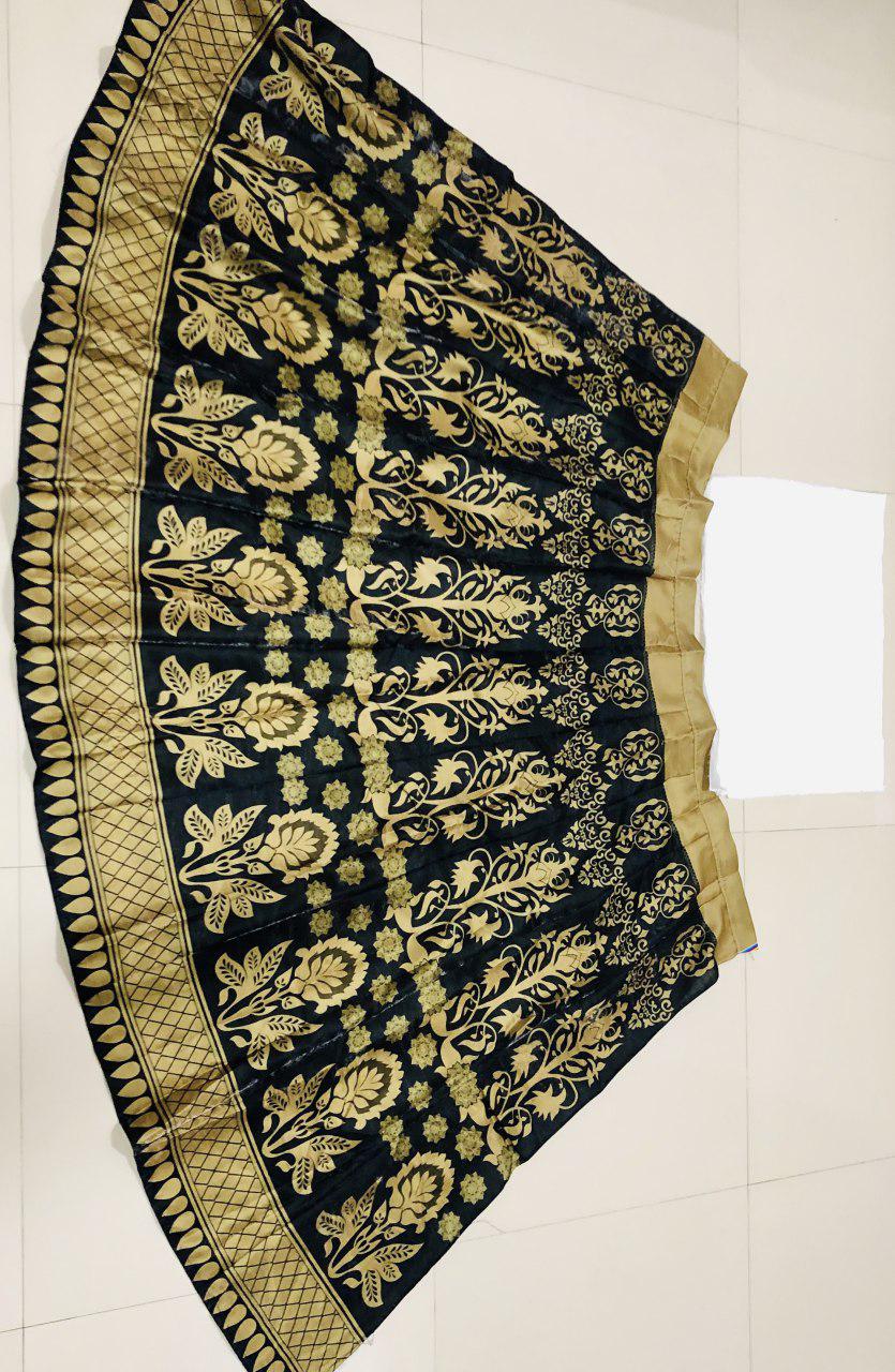 Banglory satin Semi Stitched Lehnghas wholesale in india