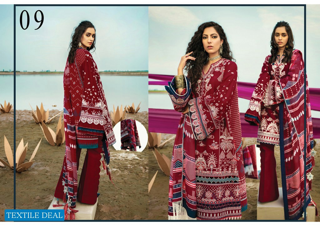 Baroque Lawn 2021 Wholesale Original Pakistani Dress