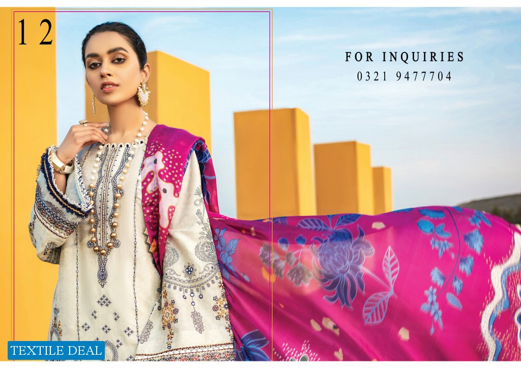 Baroque Lawn 2021 Wholesale Original Pakistani Dress