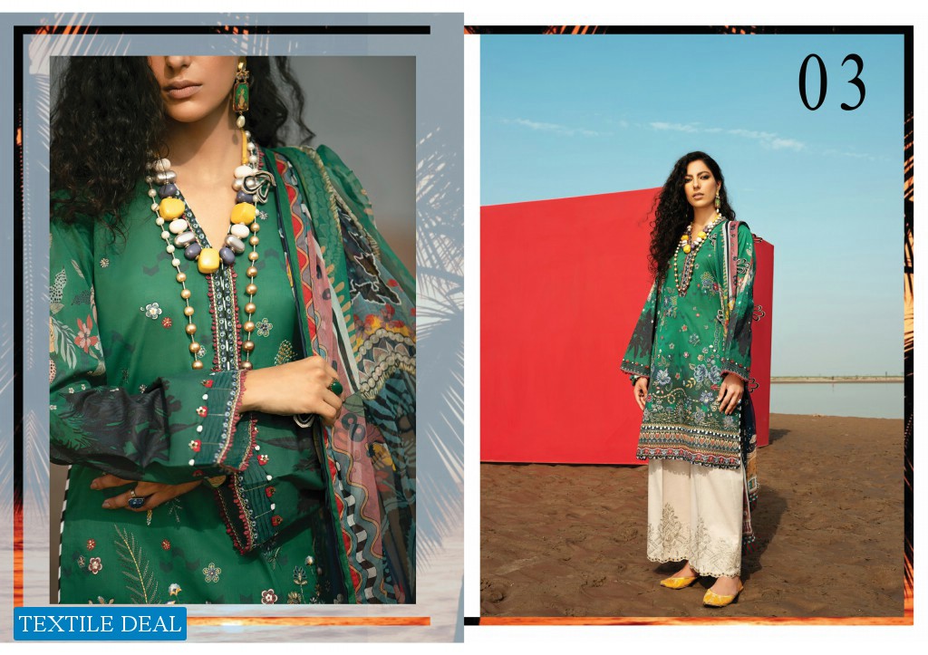 Baroque Lawn 2021 Wholesale Original Pakistani Dress