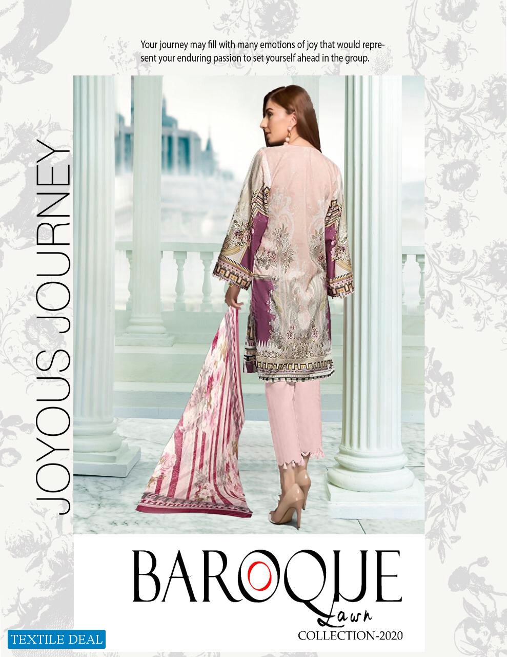 Baroque Vol-1 Wholesale Lawn Cotton Dress Material