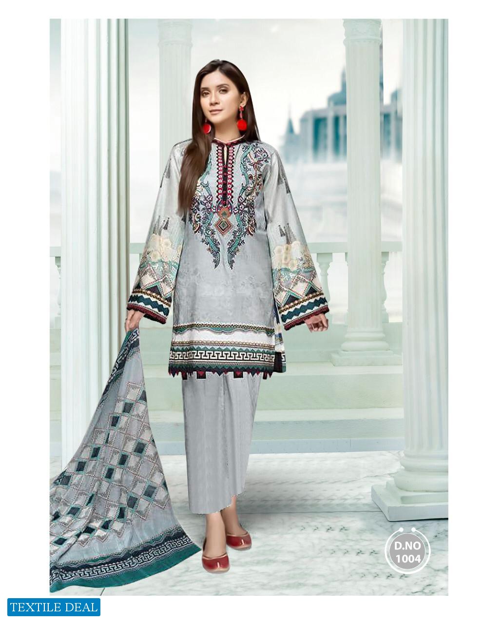 Baroque Vol-1 Wholesale Lawn Cotton Dress Material