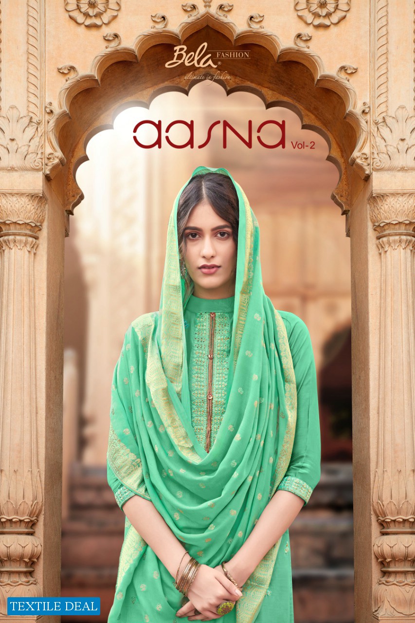 Bela Aasna Vol-2 Wholesale Viscose Muslin Salwar Kameez