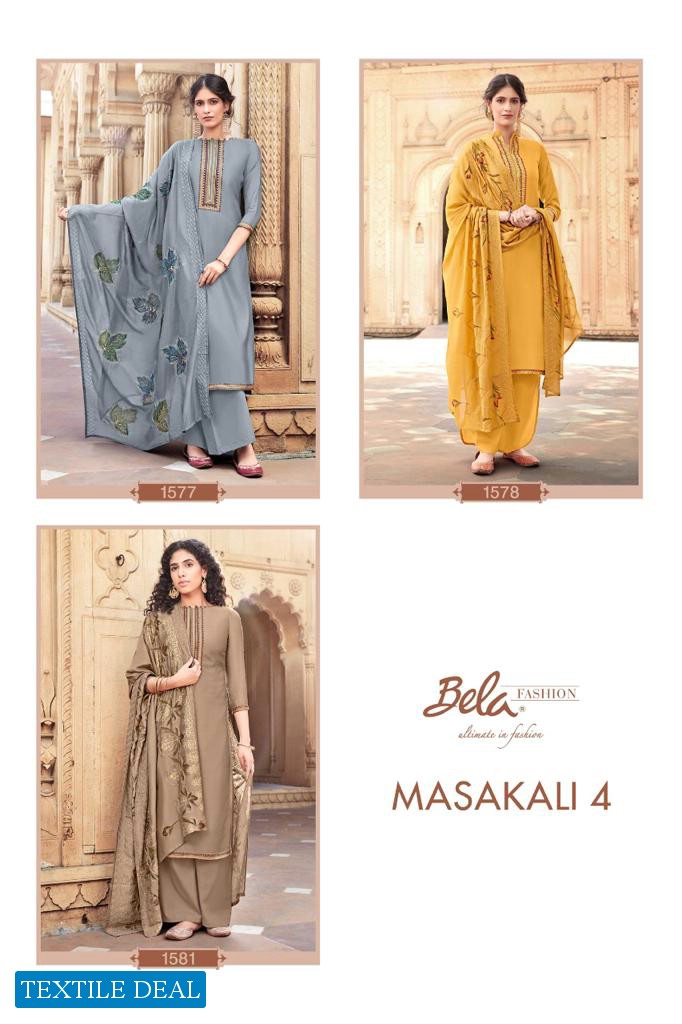 Bela Masakali Vol-4 Wholesale Casual Cotton Silk Salwar Kameez