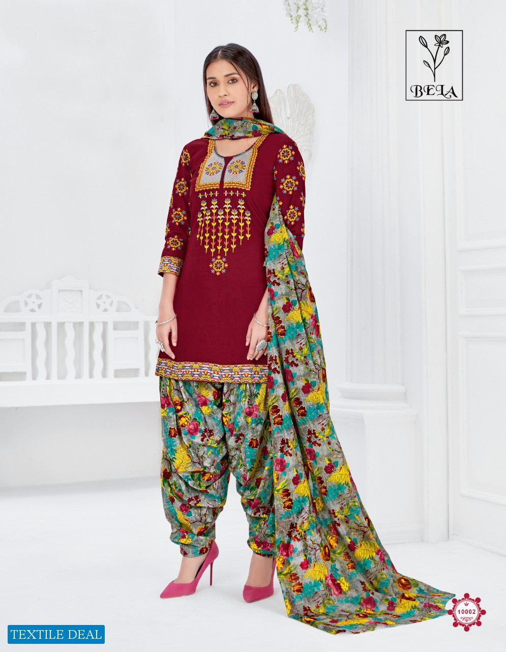 Bela Sona Pari Vol-10 Wholesale Printed Dress Material