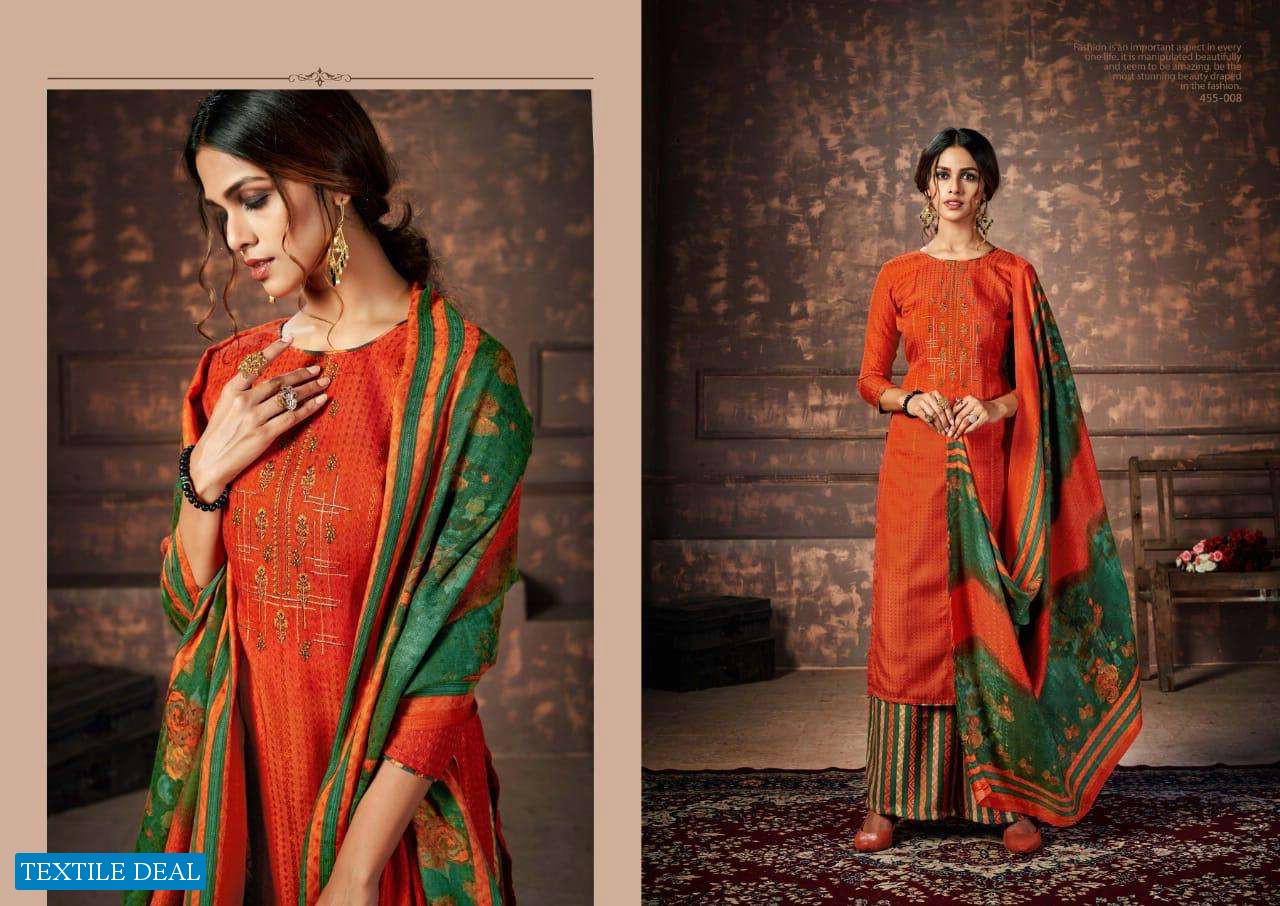 Belliza Nizam E Patiyala wholesale Pure Pashmina Dress Material