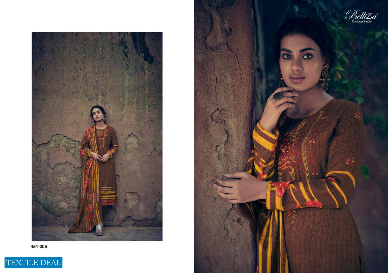 Belliza Riwayat Wholesale Pure Pashmina Wholesale Dress Material