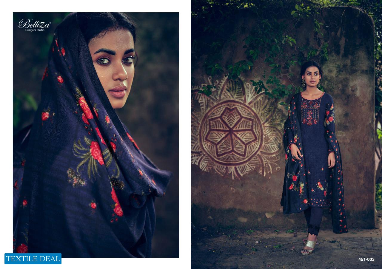 Belliza Riwayat Wholesale Pure Pashmina Wholesale Dress Material