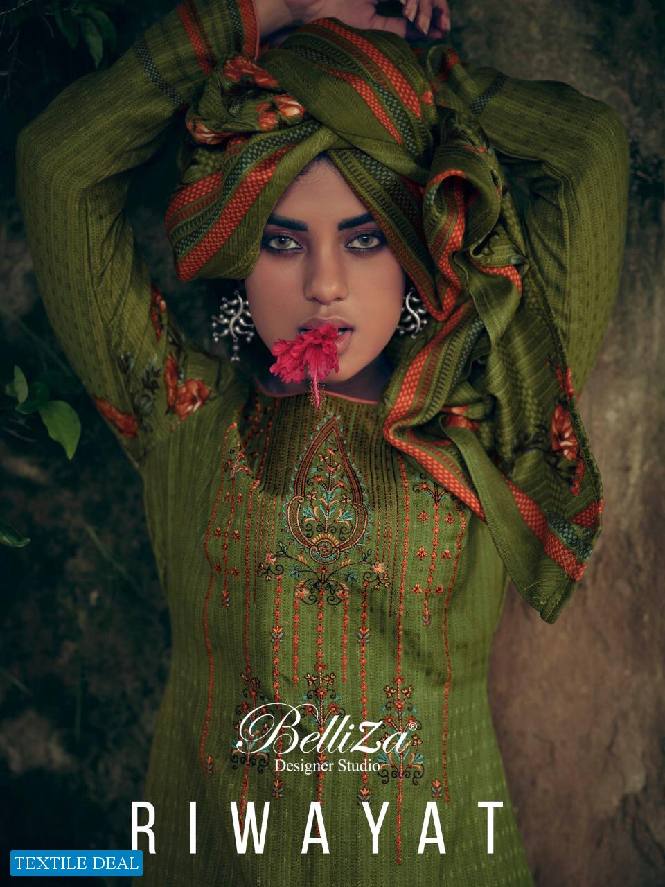 Belliza Riwayat Wholesale Pure Pashmina Wholesale Dress Material