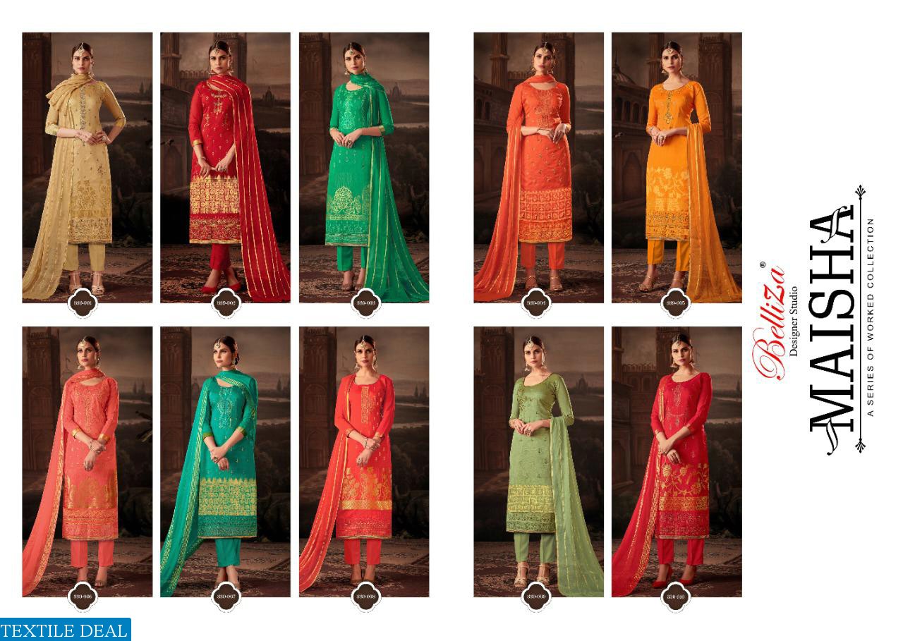 Belliza designer studio maisha charming look Salwar Suits in wholesale prices