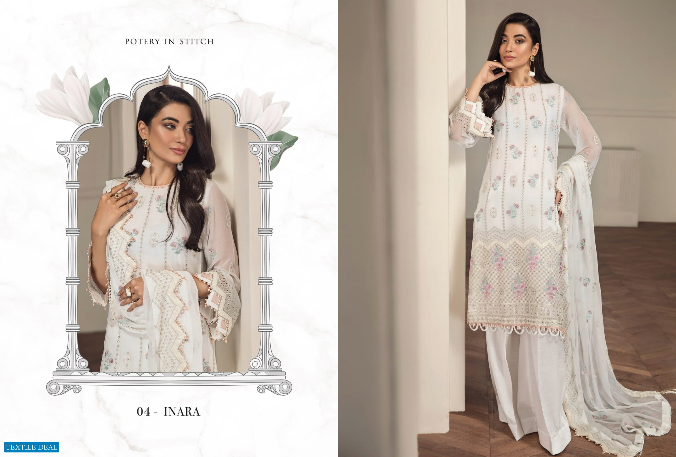 Bilals Fashion Alizeh Embroidered Chiffon Vol-11 Wholesale Pakistani Catalog