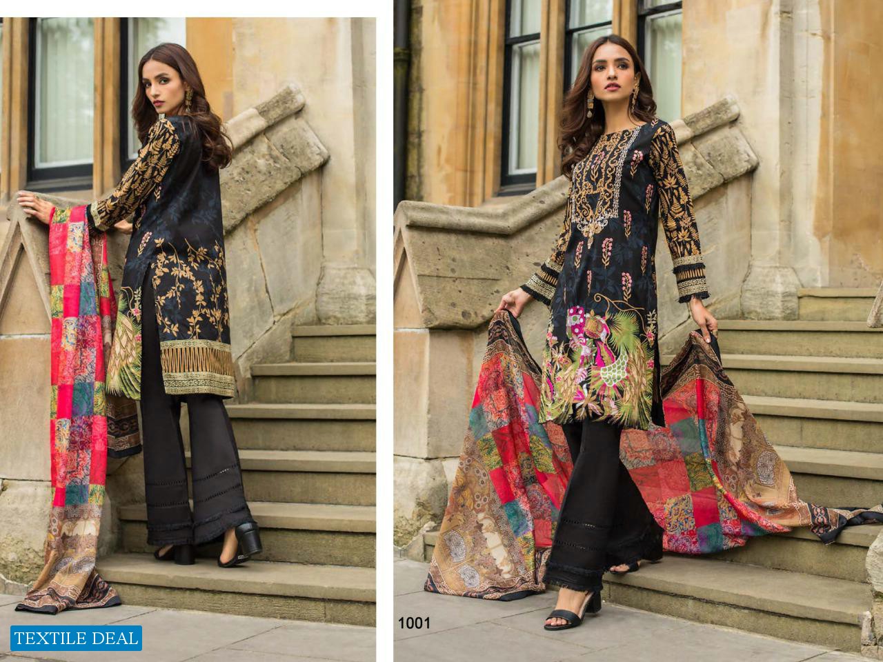 Bin Saeed Vol-1 Mahnoor Lawn Fabrics Pakistani Concept Dress Material