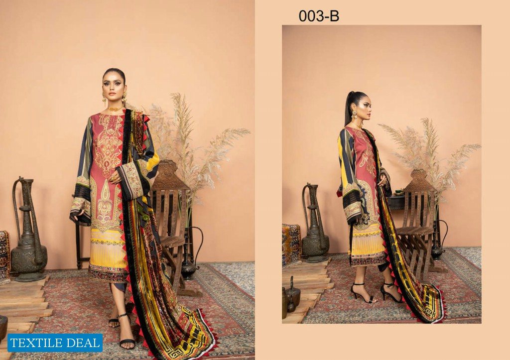Binilyas Esha Eshaal Wholesale Embroidered Pakistani Catalog