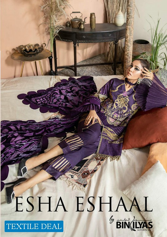 Binilyas Esha Eshaal Wholesale Embroidered Pakistani Catalog