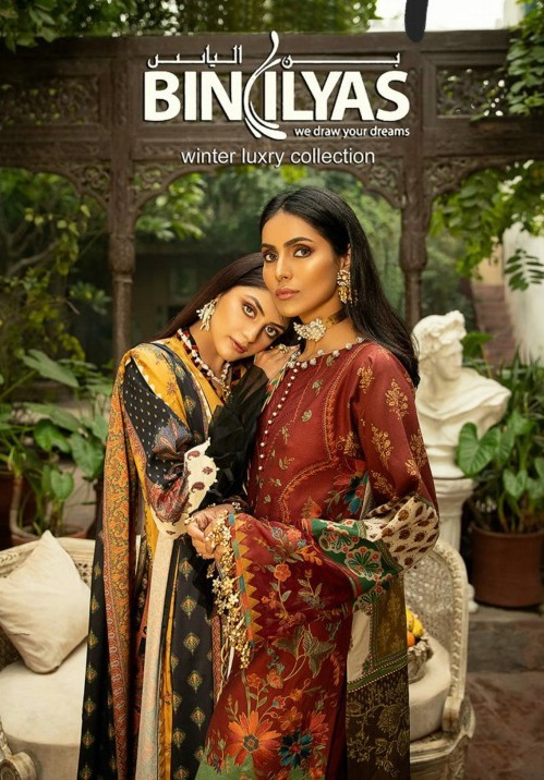Binilyas Winter Luxury Collection Wholesale Pakistani Catalog