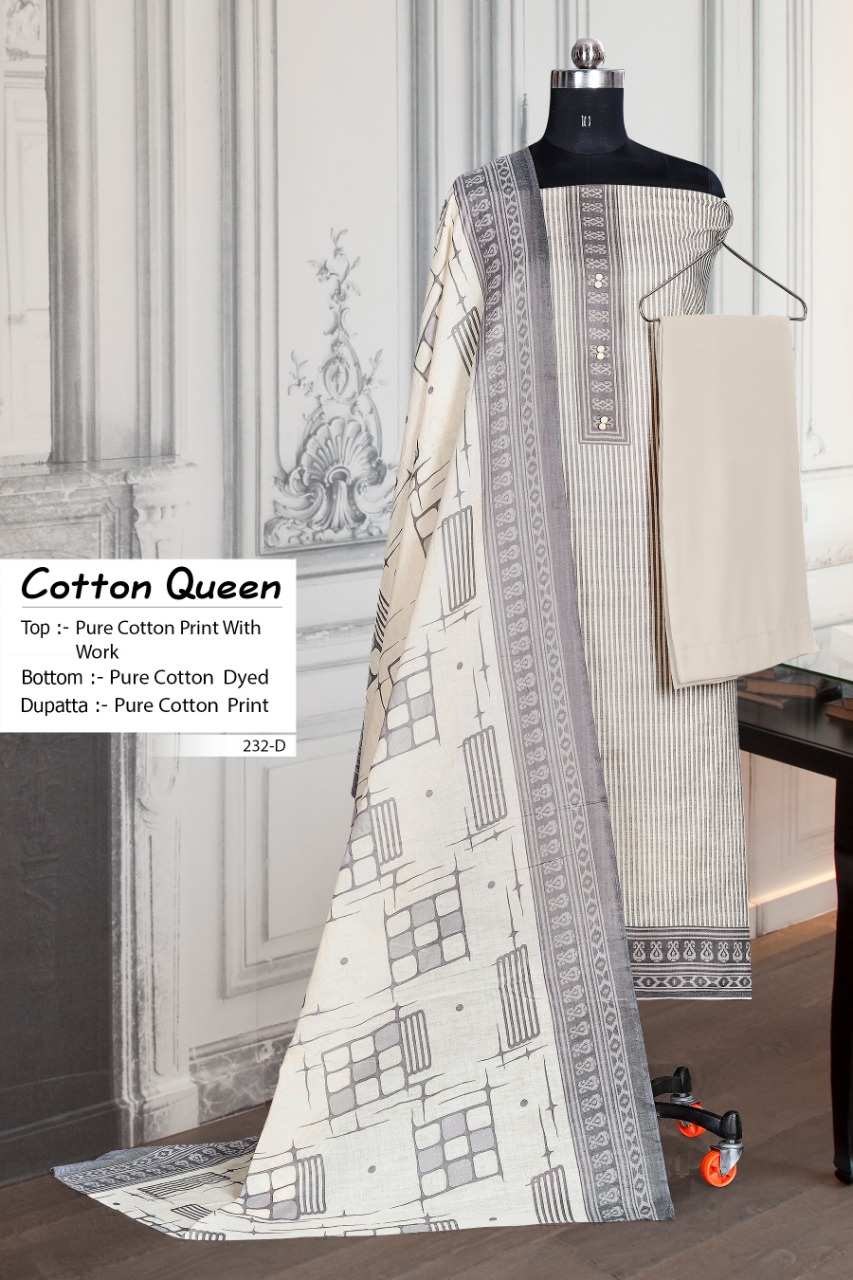 Bipson Cotton Queen 232 Colour Wholesale Pure Cotton Dress