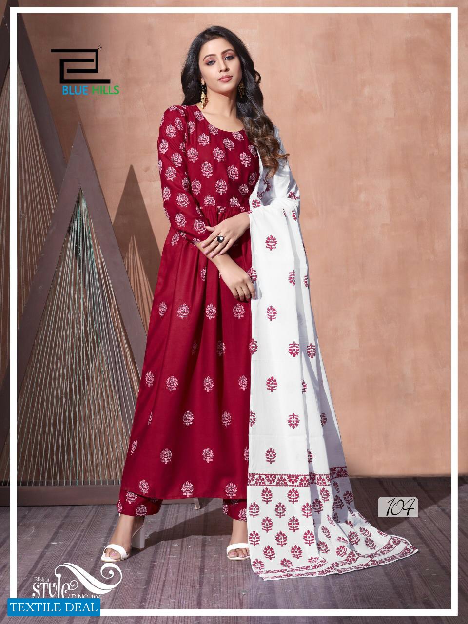 Blue Hill Capture Wholesale Full Stitched Top And Bottom With Dupatta