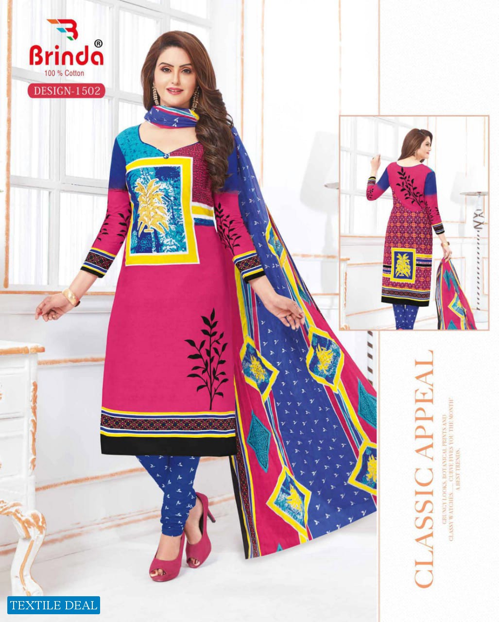 Brinda Babydoll Vol-15 Wholesale printed Dress Material