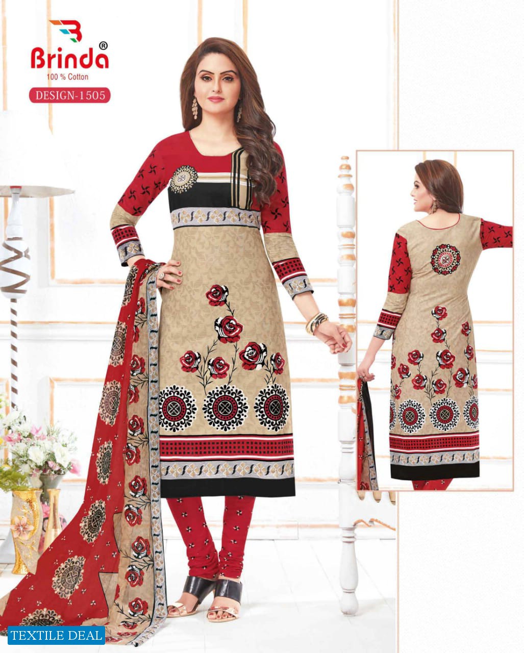 Brinda Babydoll Vol-15 Wholesale printed Dress Material