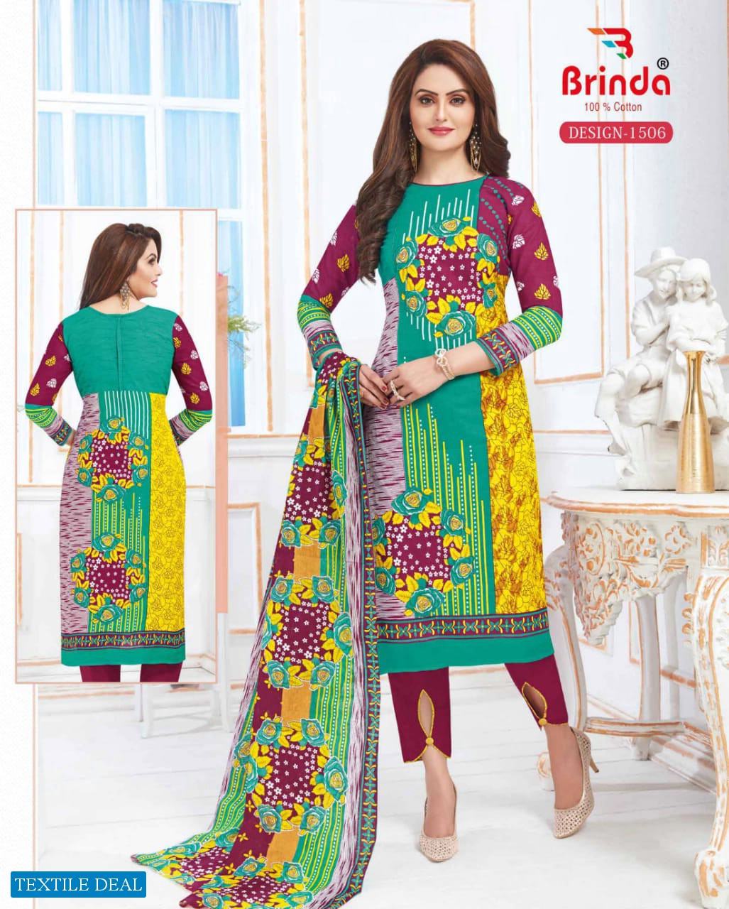 Brinda Babydoll Vol-15 Wholesale printed Dress Material