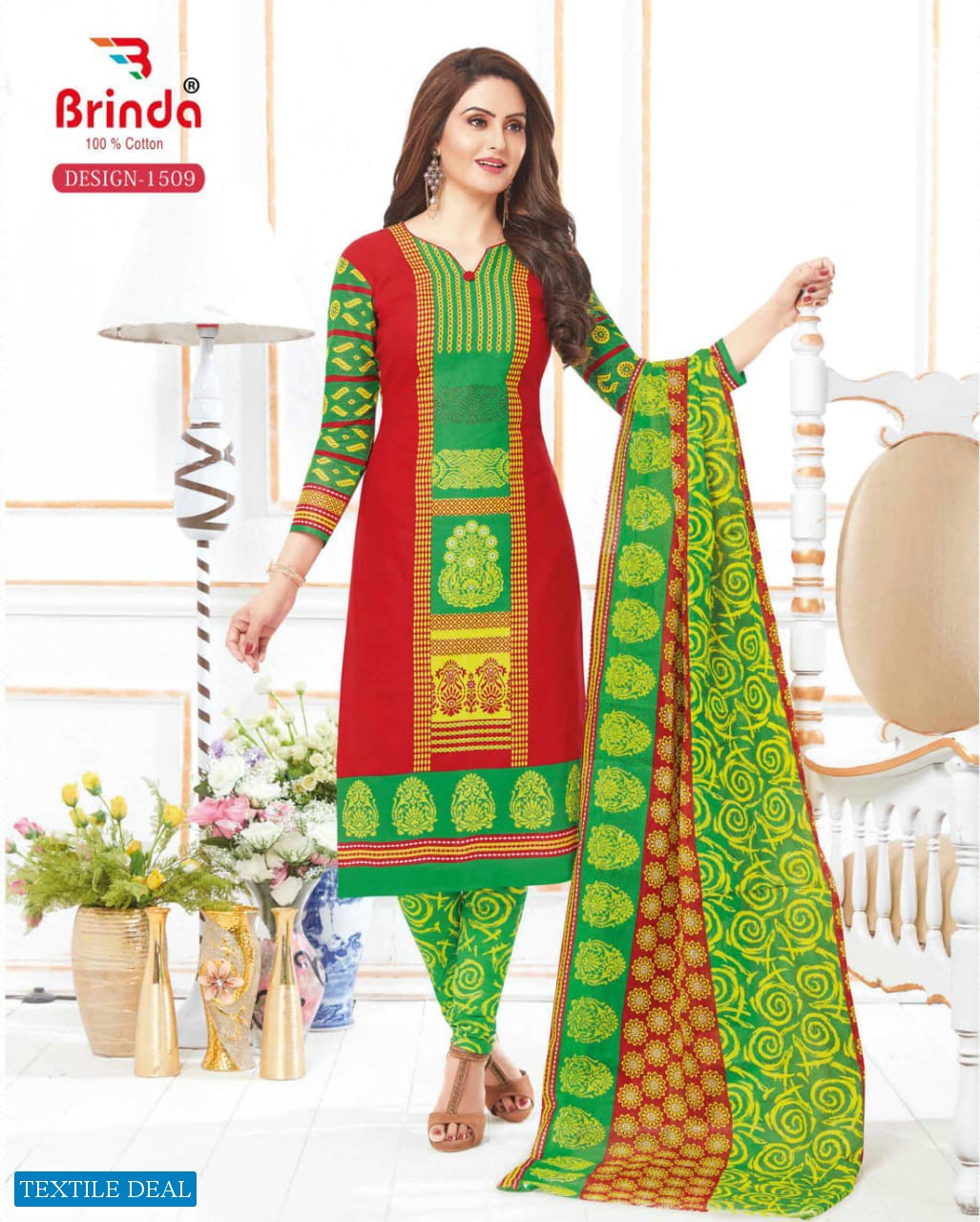 Brinda Babydoll Vol-15 Wholesale printed Dress Material