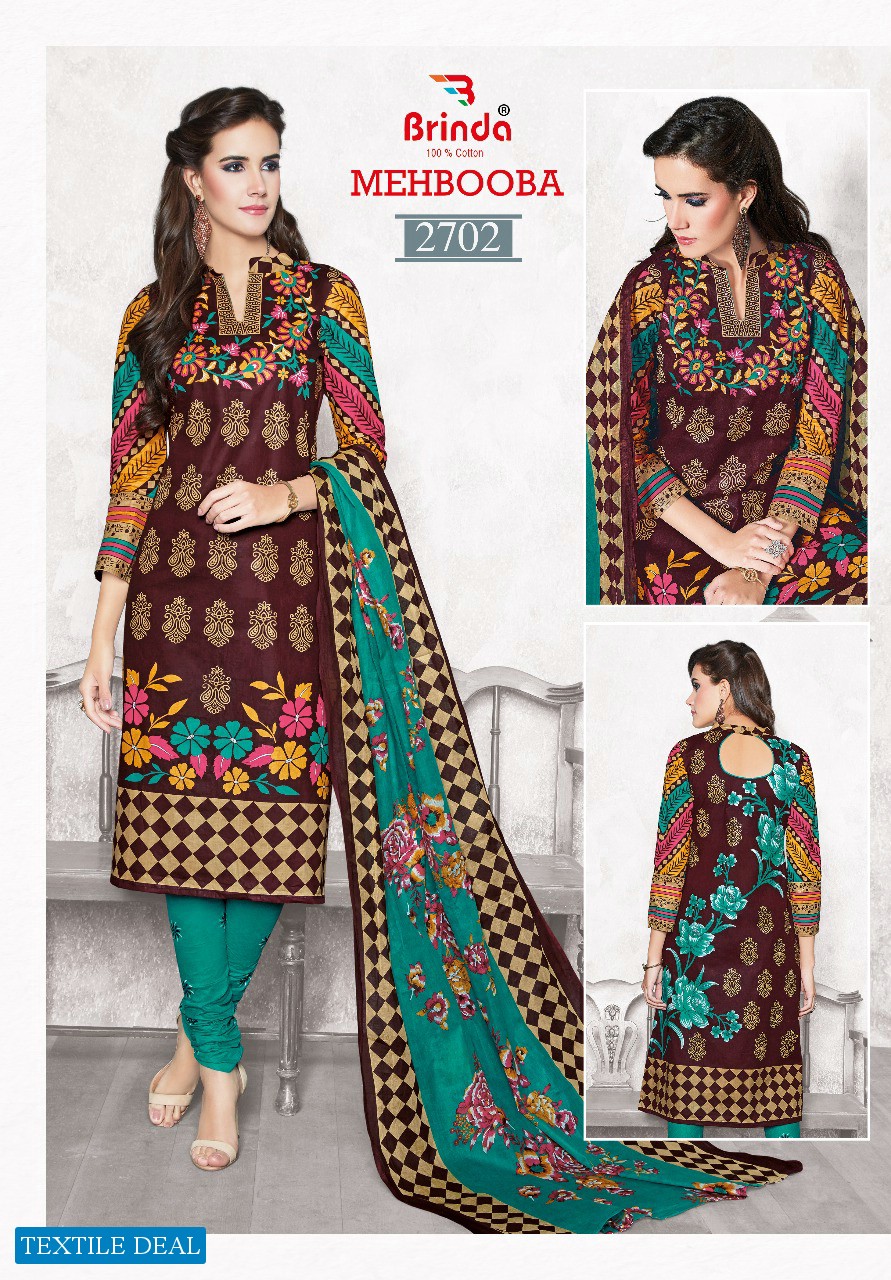 Brinda Mehbooba Karachi Cotton Vol-1 Wholesale Printed Dress