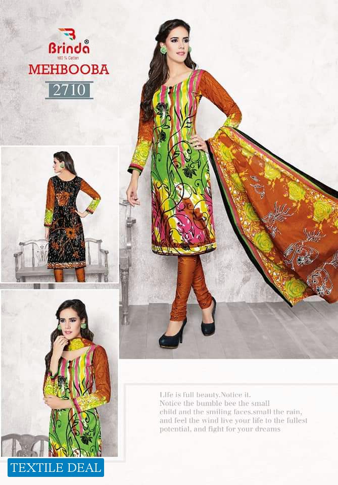 Brinda Mehbooba Karachi Cotton Vol-1 Wholesale Printed Dress