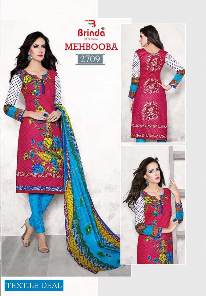 Brinda Mehbooba Karachi Cotton Vol-1 Wholesale Printed Dress