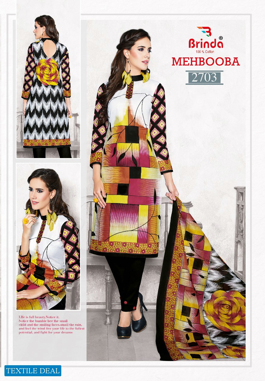 Brinda Mehbooba Karachi Cotton Vol-1 Wholesale Printed Dress