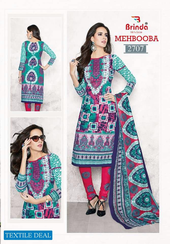 Brinda Mehbooba Karachi Cotton Vol-1 Wholesale Printed Dress