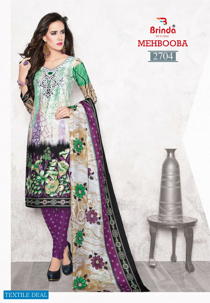 Brinda Mehbooba Karachi Cotton Vol-1 Wholesale Printed Dress