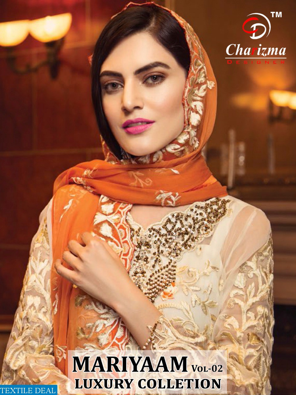 CHARIZMA DESIGNER MARIYAAM GEORGETTE WITH FANCY WORK PAKISTANI SUIT CONCEPT