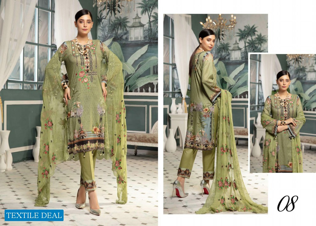 CHARIZMA MAHEE EMBROIDERD LAWN COLLECTION 2021 by RIAZ ARTS