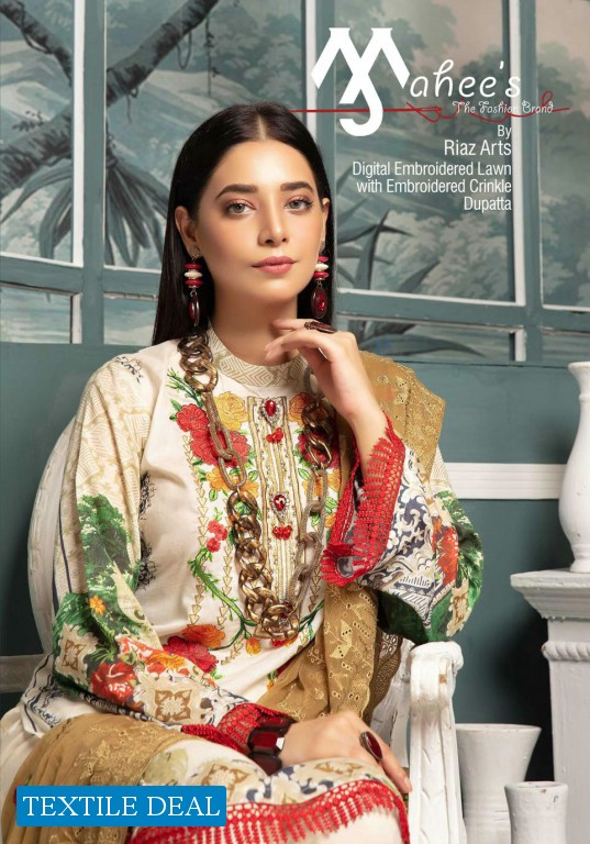 CHARIZMA MAHEE EMBROIDERD LAWN COLLECTION 2021 by RIAZ ARTS