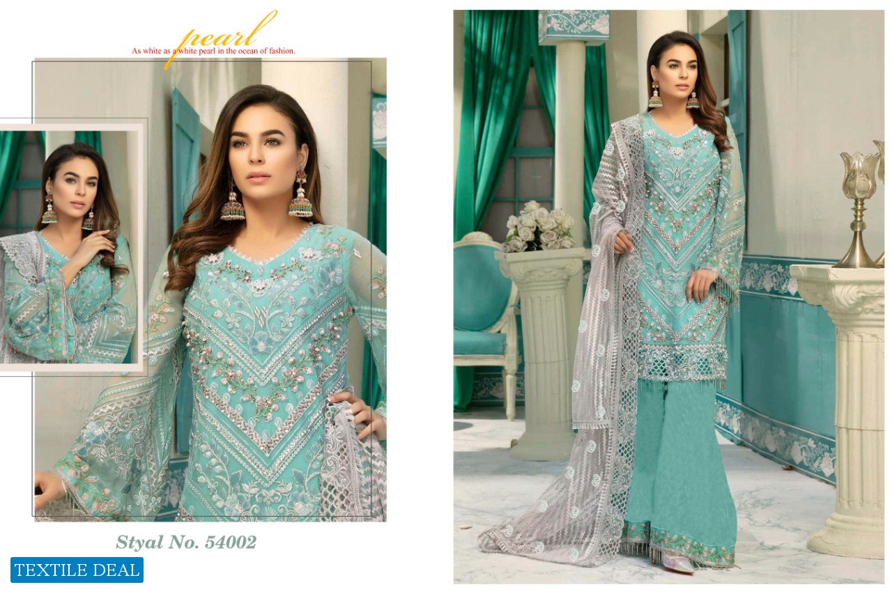 CHARIZMA NAYAAB EXCLUSIVE NET GEORGETTE PAKISTANI SUITS DESIGNS