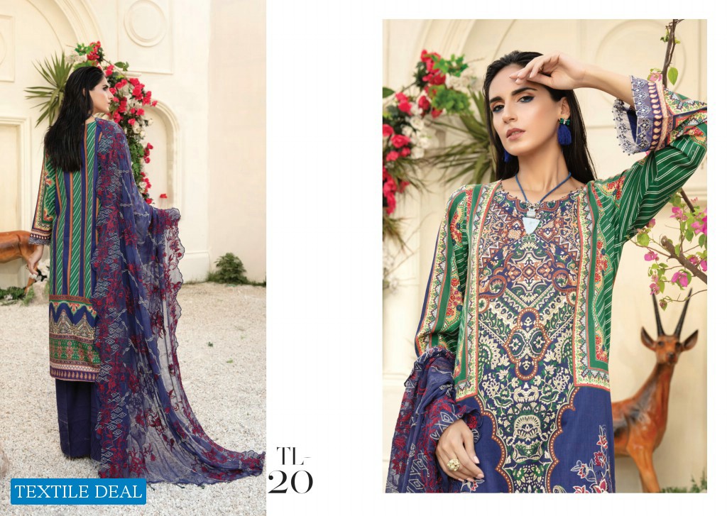 CHARIZMA TEHZEEB BEAUTIFUL EMBROIDERD LAWN COLLECTION 2021 by RIAZ ARTS