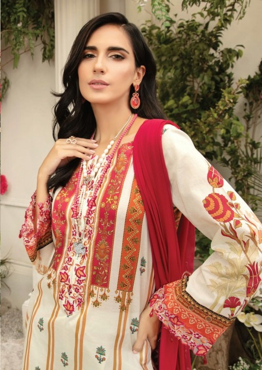 CHARIZMA TEHZEEB BEAUTIFUL EMBROIDERD LAWN COLLECTION 2021 by RIAZ ARTS