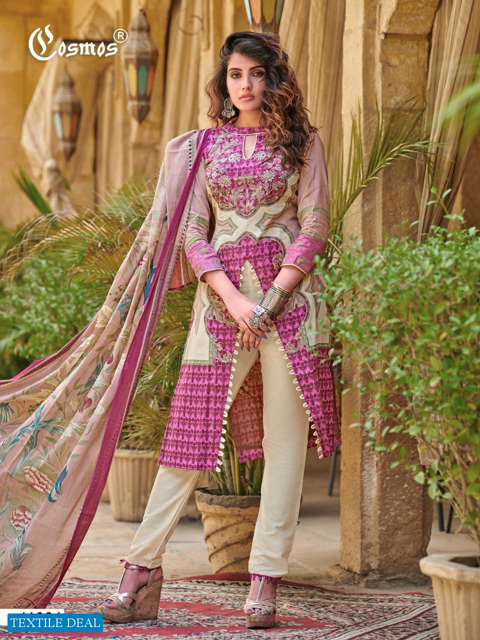 COSMOS FASHION NOOR PRINTED LAWN VOL 2 CASUAL WEAR LAWN COTTON PRINT SALWAR SUITS