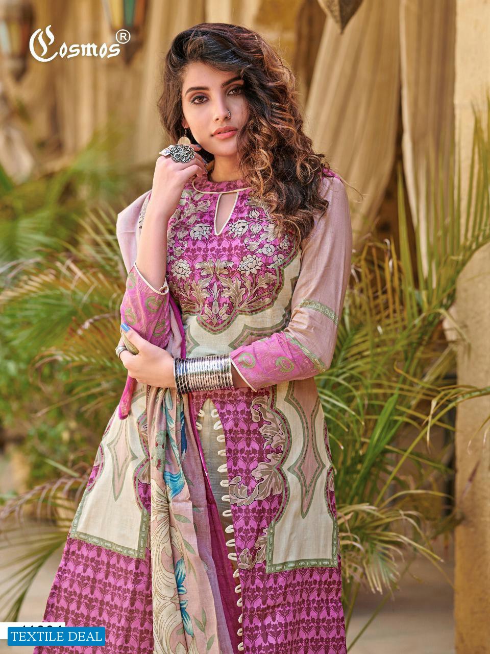 COSMOS FASHION NOOR PRINTED LAWN VOL 2 CASUAL WEAR LAWN COTTON PRINT SALWAR SUITS