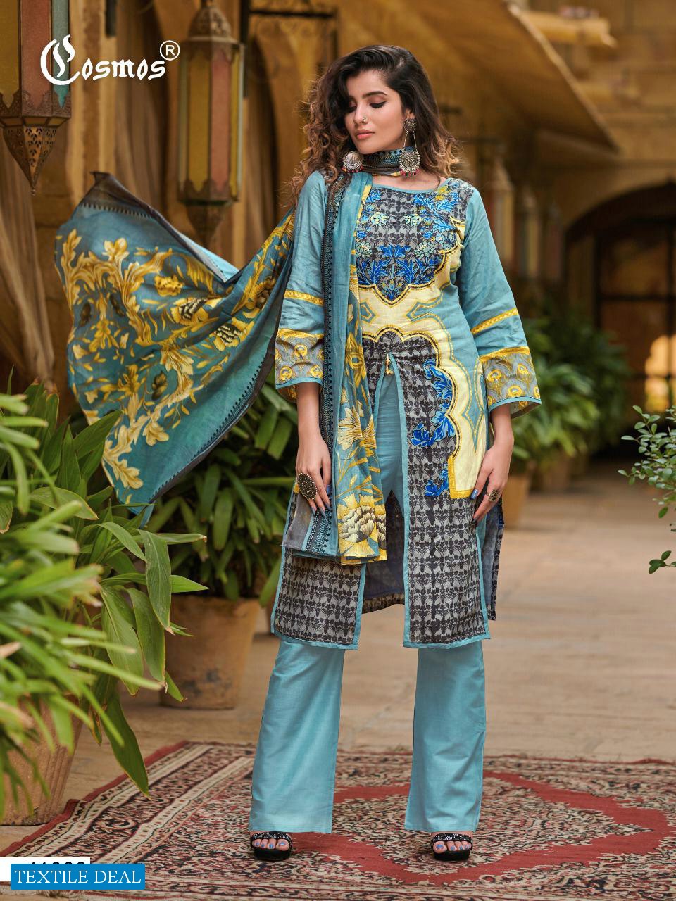 COSMOS FASHION NOOR PRINTED LAWN VOL 2 CASUAL WEAR LAWN COTTON PRINT SALWAR SUITS
