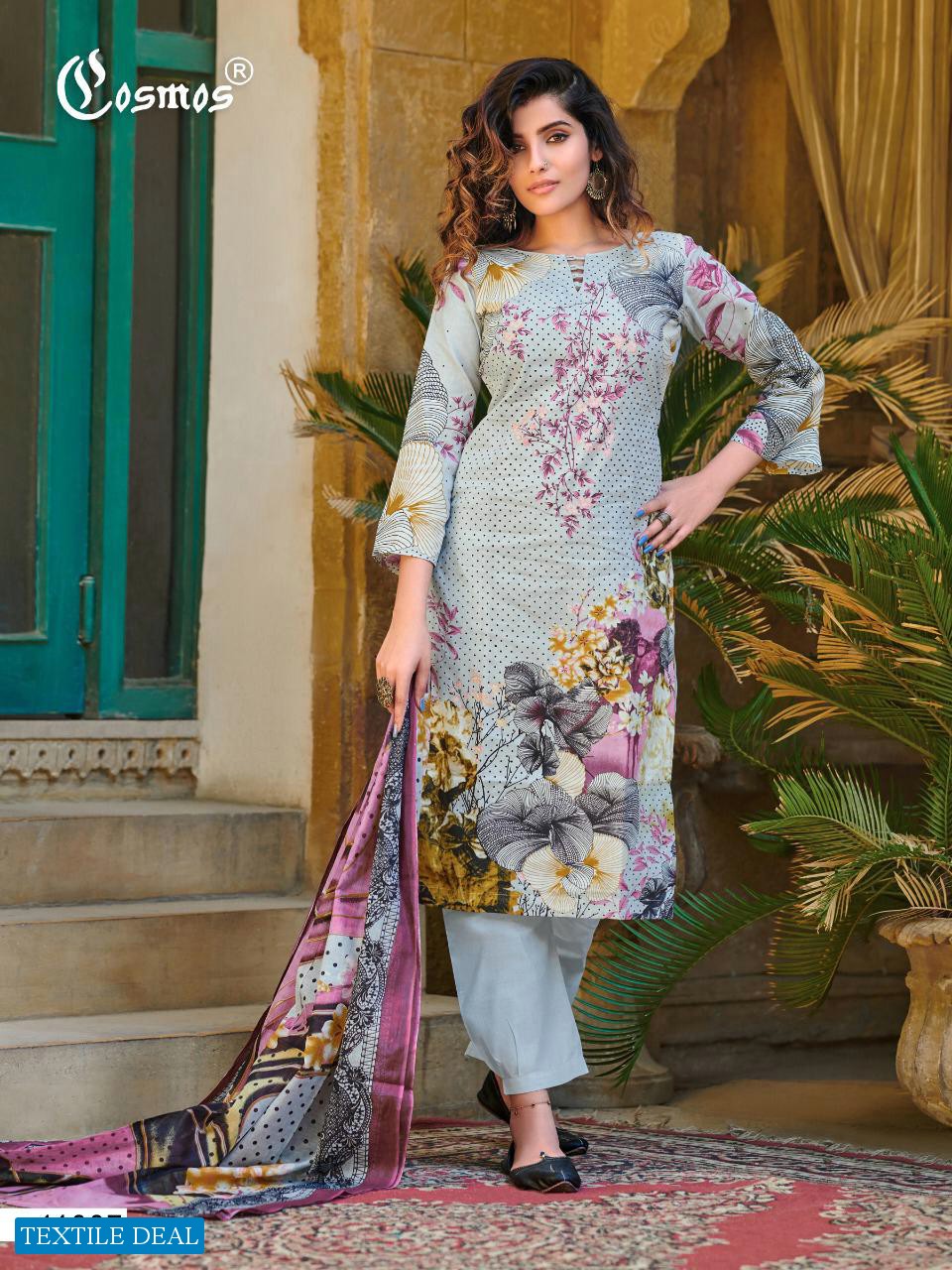 COSMOS FASHION NOOR PRINTED LAWN VOL 2 CASUAL WEAR LAWN COTTON PRINT SALWAR SUITS