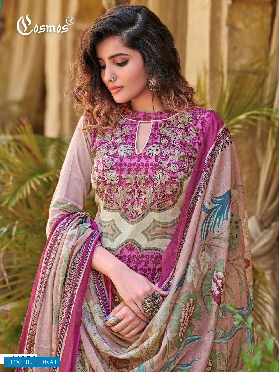 COSMOS FASHION NOOR PRINTED LAWN VOL 2 CASUAL WEAR LAWN COTTON PRINT SALWAR SUITS