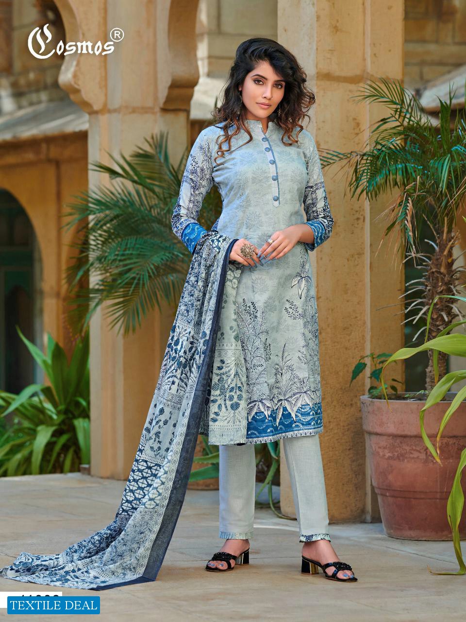 COSMOS FASHION NOOR PRINTED LAWN VOL 2 CASUAL WEAR LAWN COTTON PRINT SALWAR SUITS