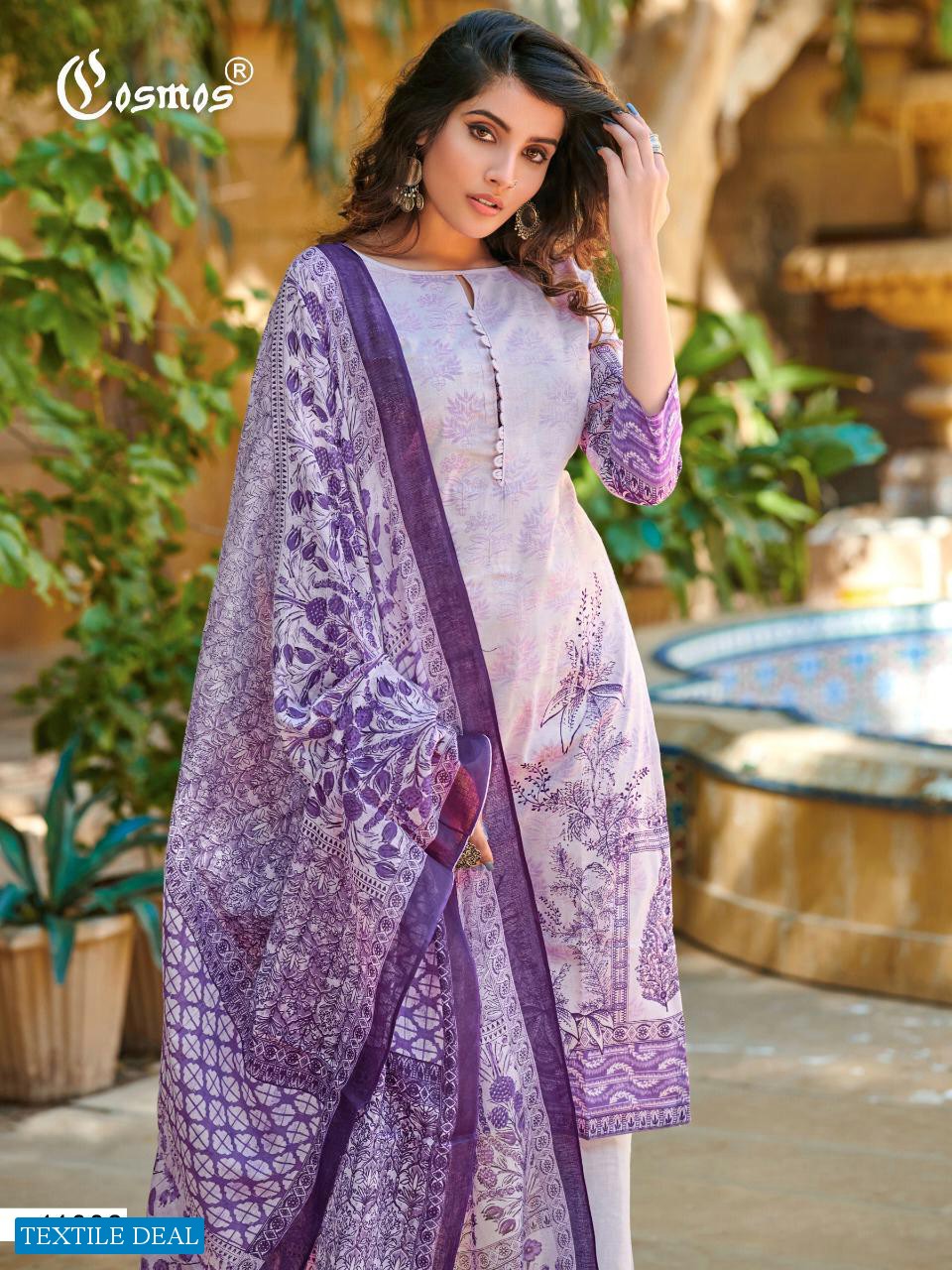 COSMOS FASHION NOOR PRINTED LAWN VOL 2 CASUAL WEAR LAWN COTTON PRINT SALWAR SUITS