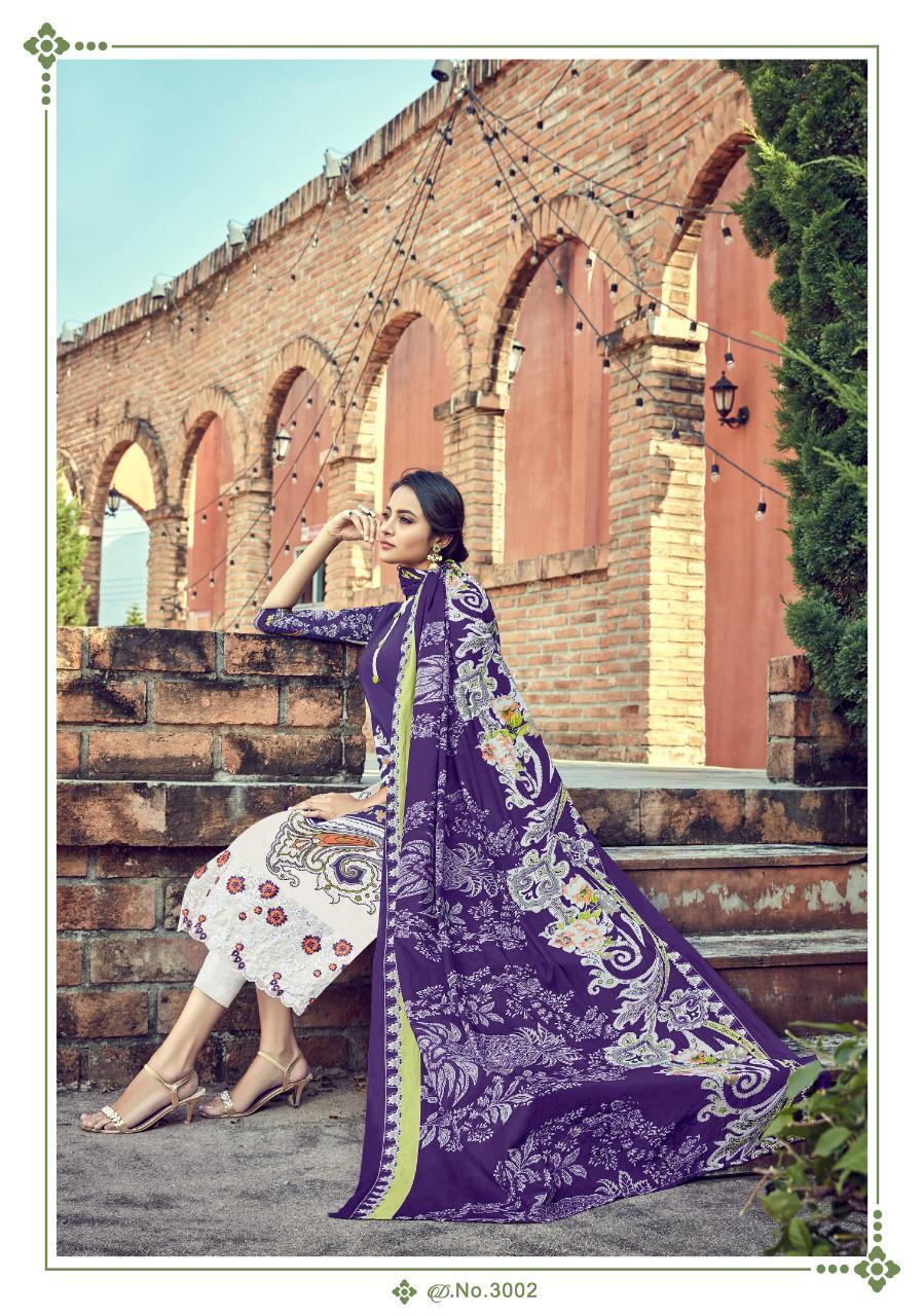 COSMOS SAADIA NOOR VOL 3 PURA LAWN COTTON PRINTED WORK SALWAR KAMEEZ