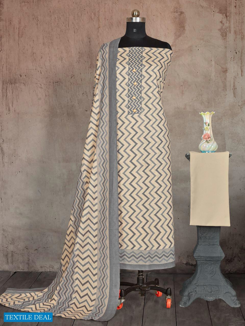 COTTON QUEEN 1448 BY BIPSON COTTON CASUAL WEAR DRESS MATERIALS