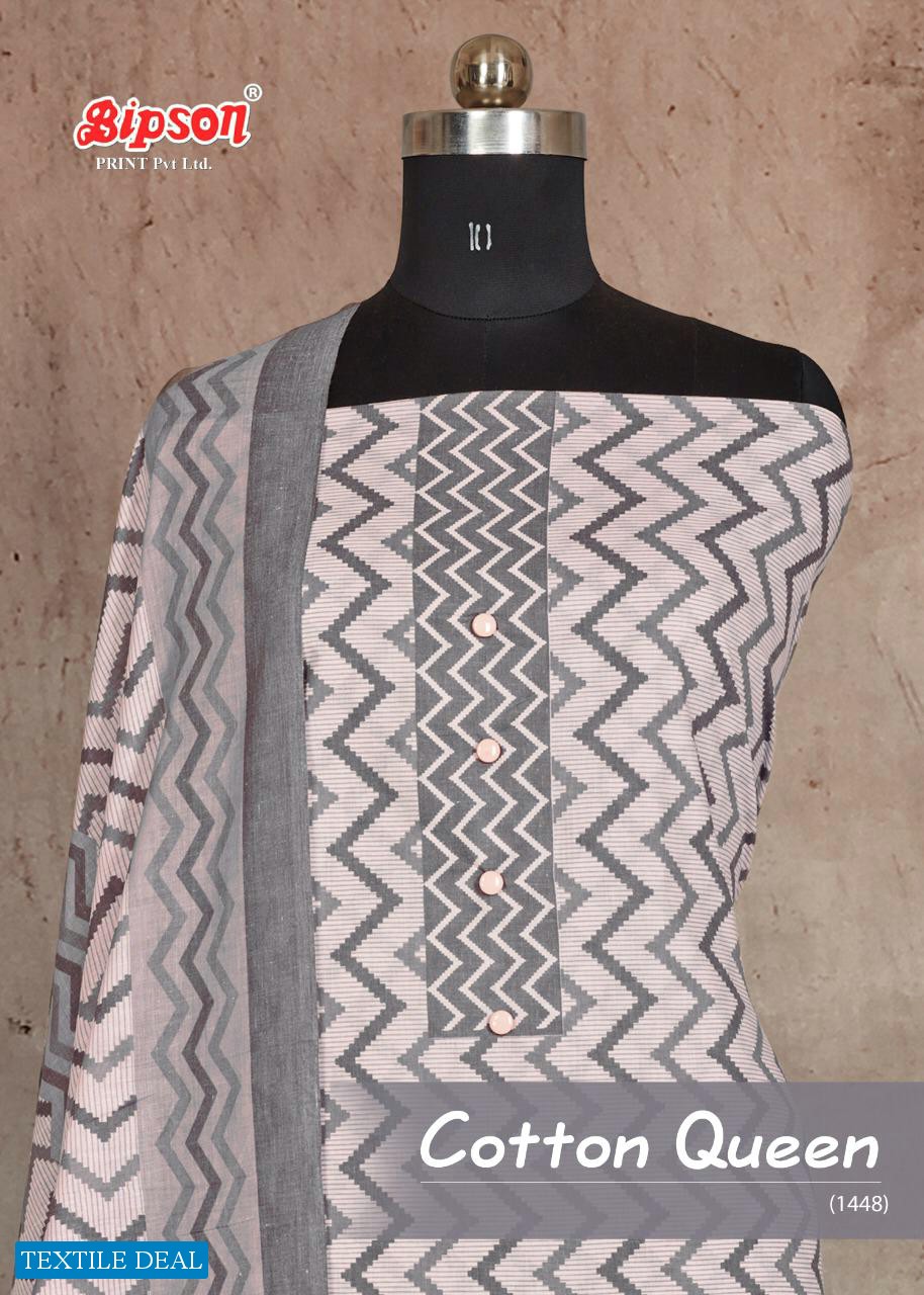 COTTON QUEEN 1448 BY BIPSON COTTON CASUAL WEAR DRESS MATERIALS